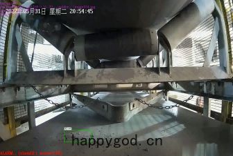 傳(chuán)送(sòng)帶撒(sā)煤(méi)，煤(méi)堆(duī)識別