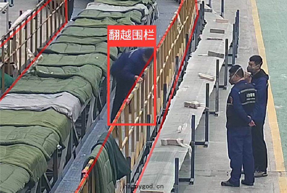 翻越圍(wéi)欄識(shí)別